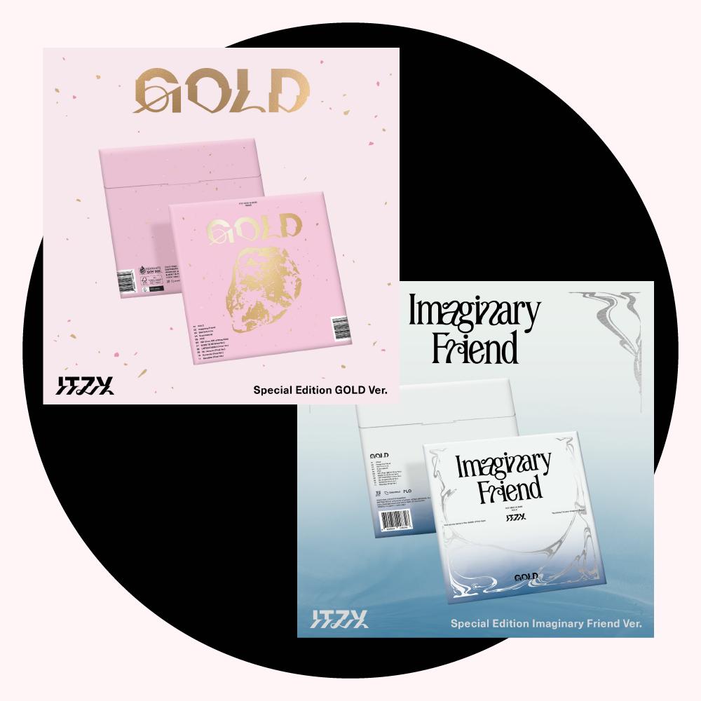 Оформите предварительный заказ на itzy GOLD Special Edition Gold или Imaginary Friend ver. 2 ver. SET