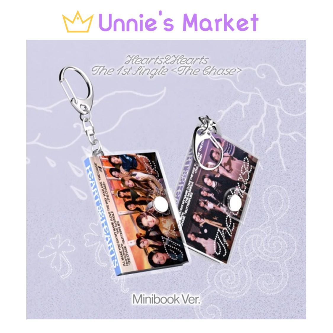Hearts2Hearts [The Chase] Мини-книга Ver. (Умный альбом) / 1-й сингл-альбом Random ver.